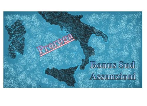 Proroga 2019 Bonus Sud Assunzioni